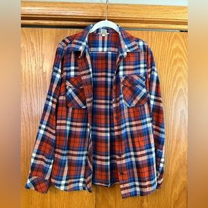 Duluth trading Compnay free swinging flannel.